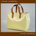 LOUIS VUITTON ルイヴィトン　モノグラム　ヴェルニ　リードPM　M91144　ベージュ　トートバッグ　ハンドバッグ